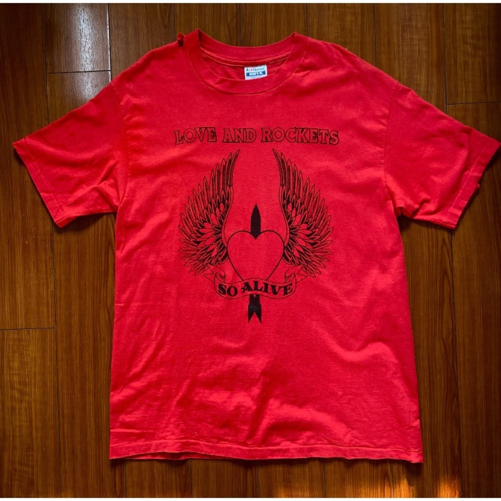 Vintage Cotton Love and Rockets T